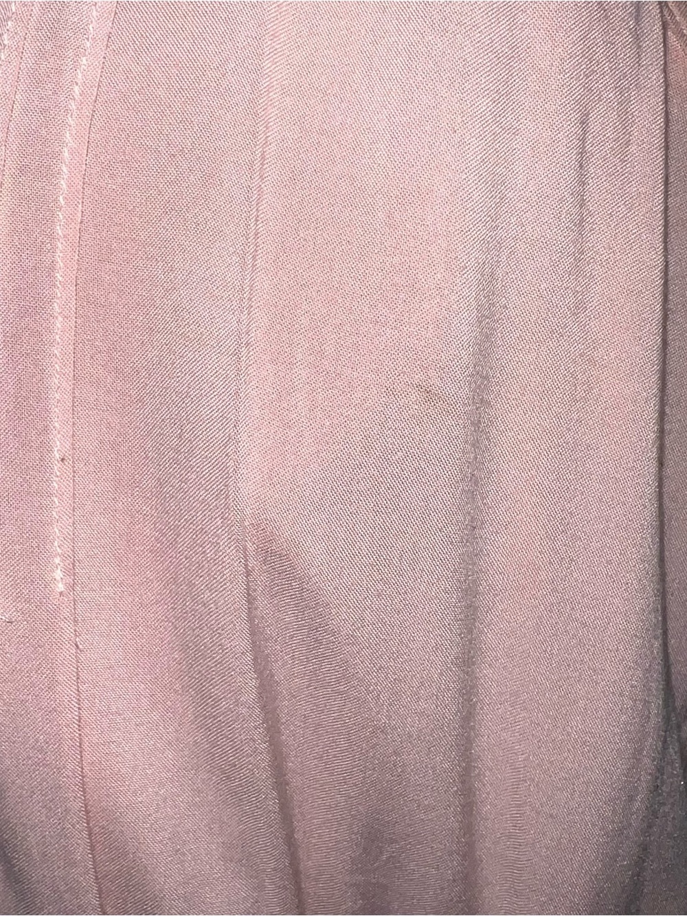 Jack by BB Dakota Finella Light Pink Tiered Mini Dress With Pearl Button Medium - Picture 8 of 12
